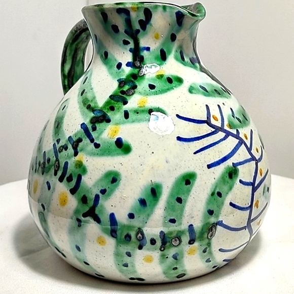 Vintage Studio Pottery Art Denmark RAS 79 Pitcher Vase 5" x 5" Signed Red Clay - Picture 8 of 9